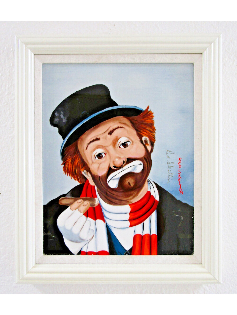 "Red & Freddie Both Turn 80" Red Skelton Porcelain 1993 Numbered 1593/1993 COA